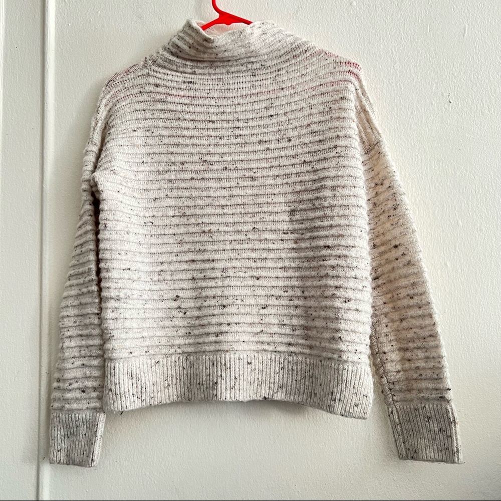 Madewell Donegal Belmont Mockneck Sweater in Coziest Yarn size XSmall - Picture 13 of 15